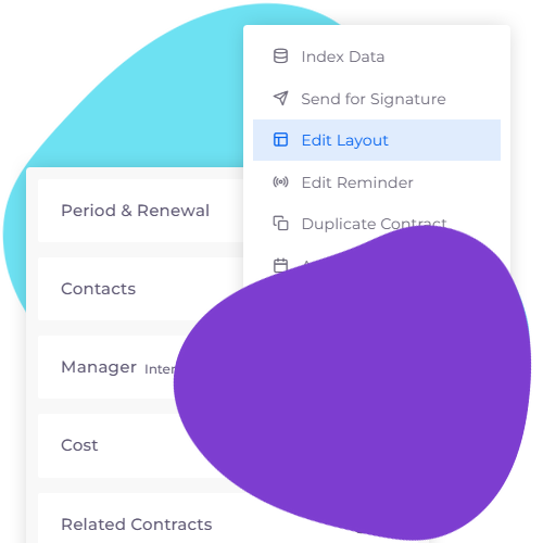 Contract layout