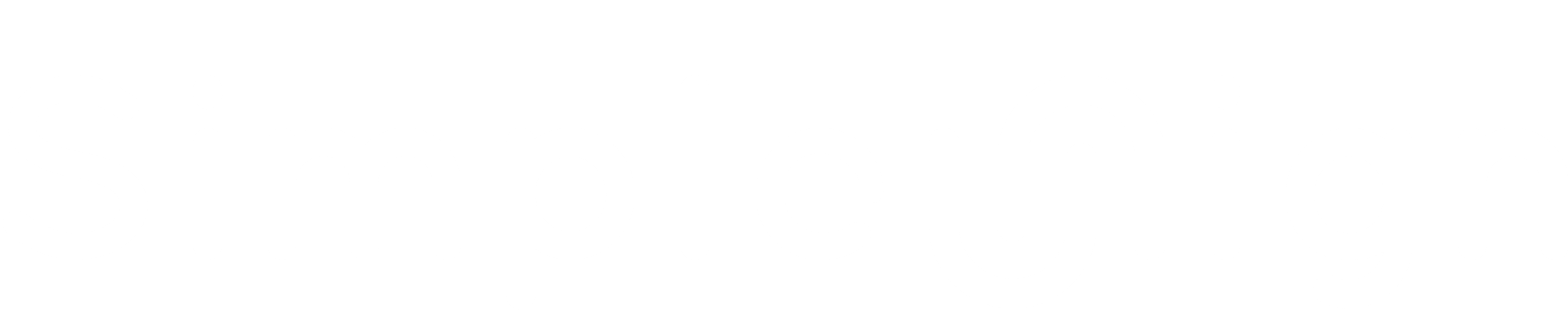 Logo in white text